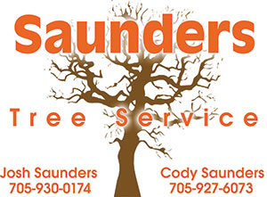 Saunders Tree Service Sign